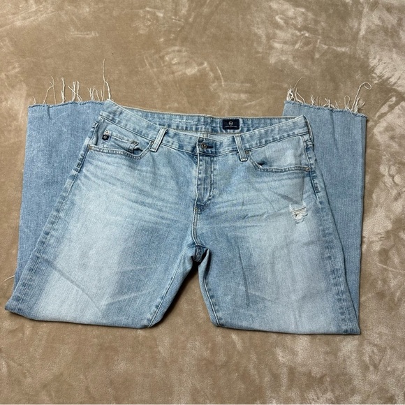 AG Adriano Goldschmied The Nolan Ankle Raw Hem Jeans Size 32 - Picture 3 of 8